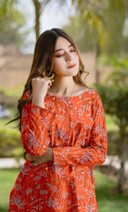 3 Piece Unstitched Premium Lawn Suit- BA-V-14