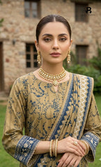 3PC Printed Lawn | Unstitched |  V24