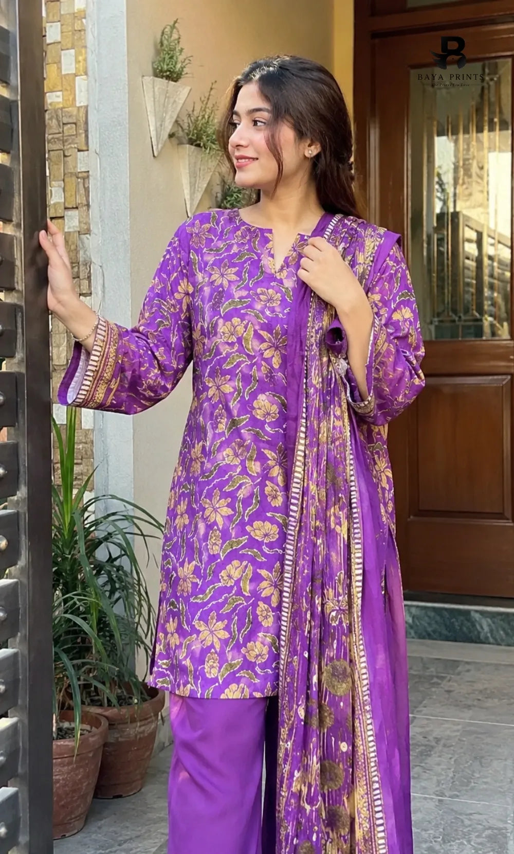 3PC Printed Lawn | Unstitched |  ET-V2