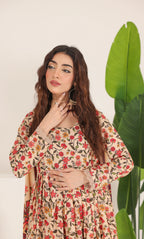 3 Piece Printed Unstitched Lawn Suit | SE-A-01