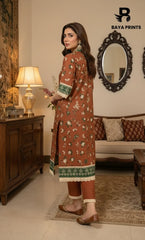3 Piece Unstitched Lawn Suit -V-21-A-01