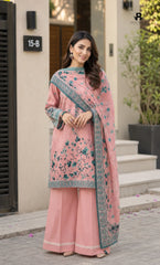 3 Piece Unstitched Lawn Suit -V-20-B-03