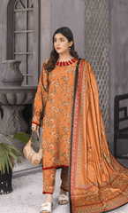 3PC Premium Linen Unstitched  -BA-V9-2
