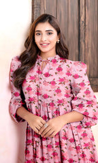 2PC Unstitched Printed Lawn Suit  - BD-V6-10