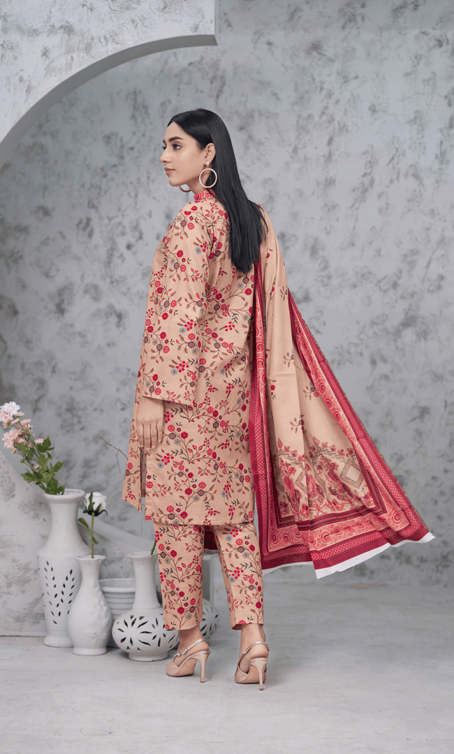 3PC Unstitched Khadar Suit  BA-K-V11-24 C -4 Main Image