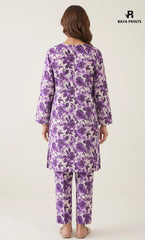 2PC Unstitched Printed Lawn Suit – Orlina (5 Meters)