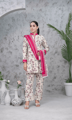 3PC Unstitched Khadar Suit  BA-K-V7 -18