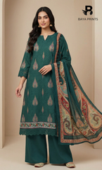 3 Piece Unstitched Karandi Suit BA-V8-08