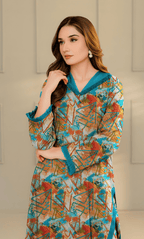 2PC Premium Linen Unstitched-DE V6 -011