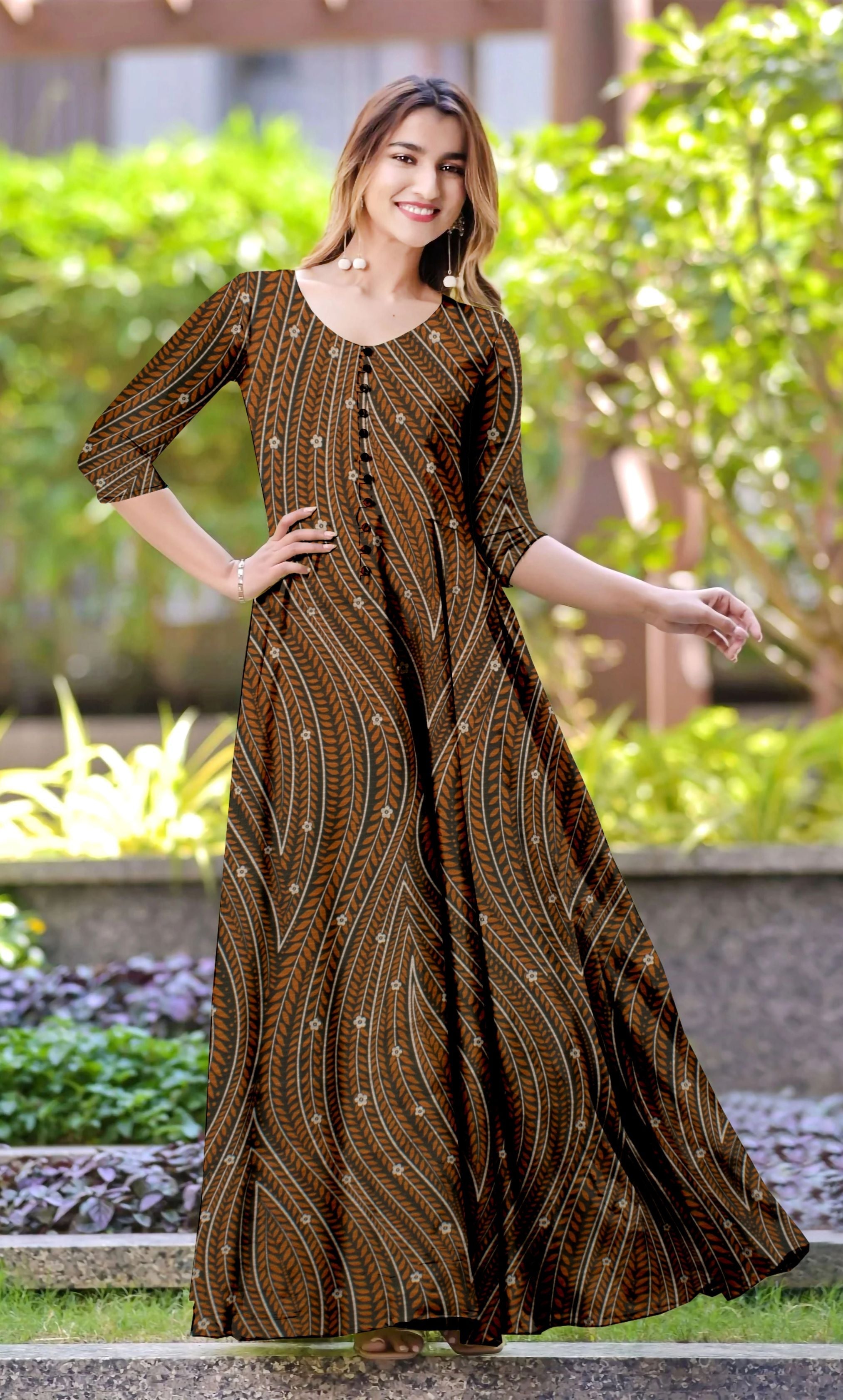 2PC Unstitched Printed Lawn Suit  - BD-V6-6