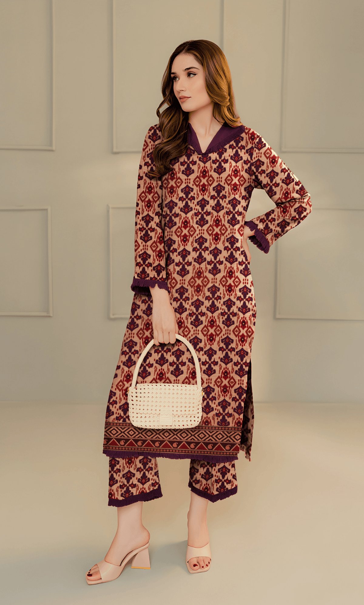 2PC Unstitched Khadar Suit  BA-K-V13 -19