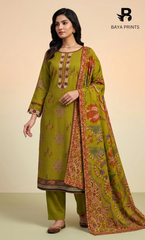3 Piece Unstitched Karandi Suit BA-V8-05