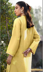 3PC Luxury Embroidered Unstitched Lawn Suit - ZED-V3-05