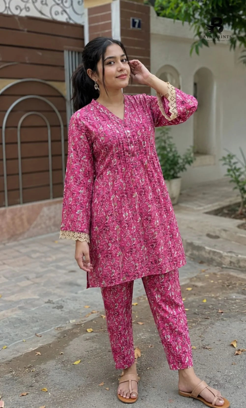 3 Piece Unstitched Printed Lawn Suit -BA-V7