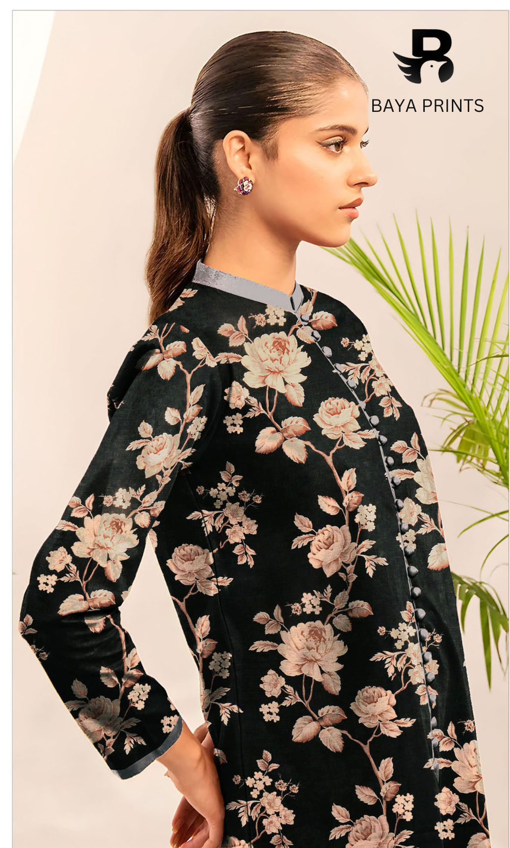 2PC Unstitched Khadar Suit  BA-K-V13