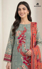 3PC Printed Lawn | Unstitched |  V23