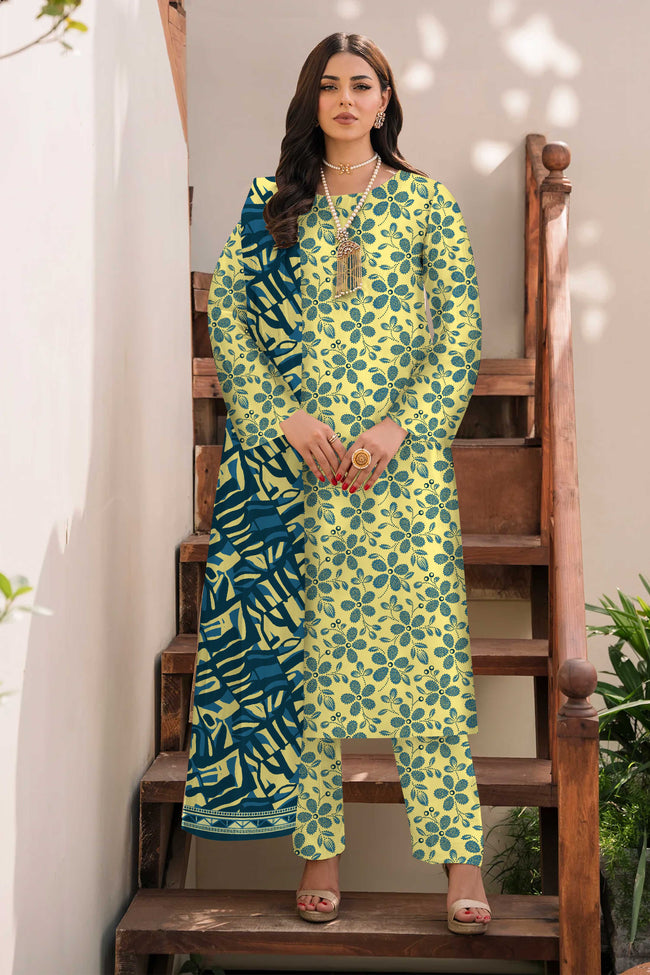 3PC Unstitched Khadar Suit  BA-K-V9-03 Main Image