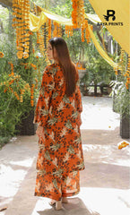 3 Piece Unstitched Printed Lawn Suit -BA-V7