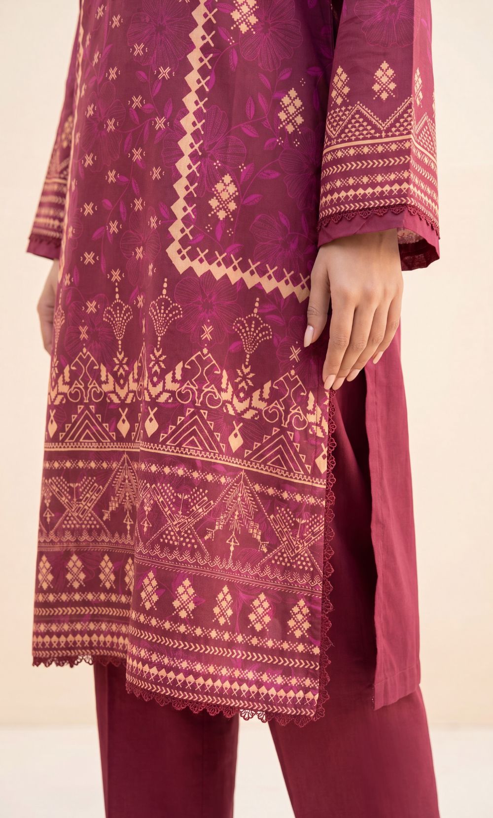 Merium's Exclusive -3 Piece Unstitched Lawn Suit