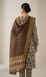 Suhana – 3 Piece Lawn | Embroidered Floral Front -01