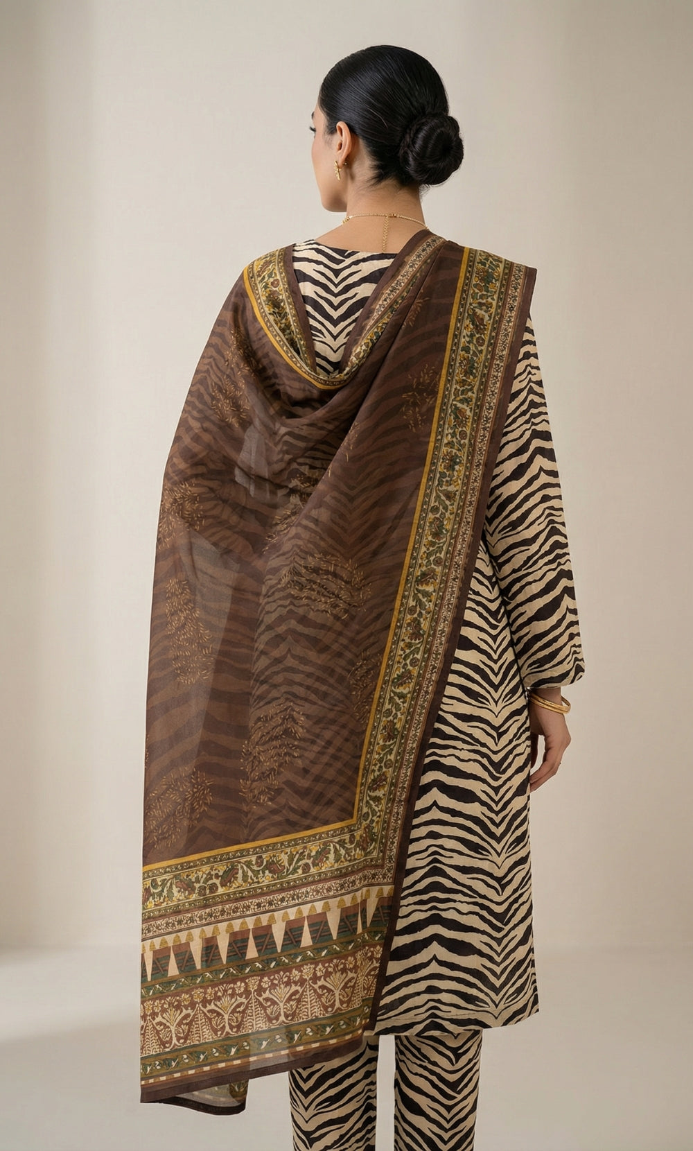 Suhana – 3 Piece Lawn | Embroidered Floral Front -01