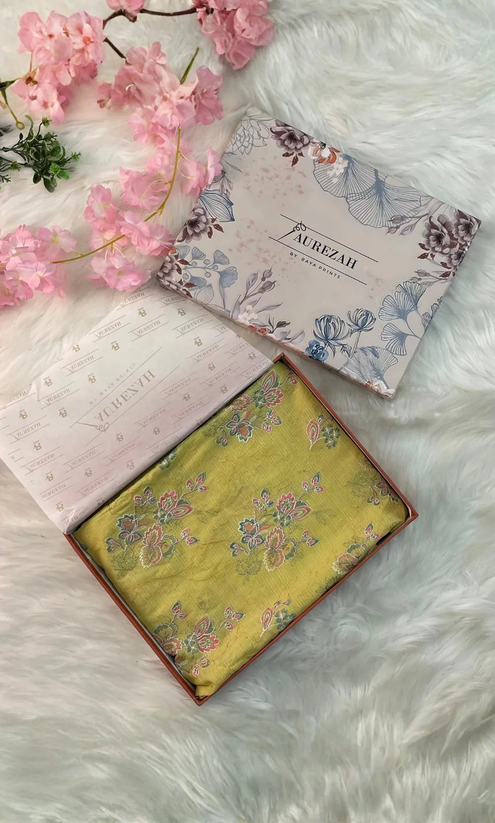 3PC Embroidered Unstitched Lawn Suit | Nafasat-03