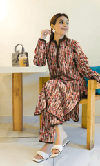 2PC Premium Linen Unstitched-DE V6 -29