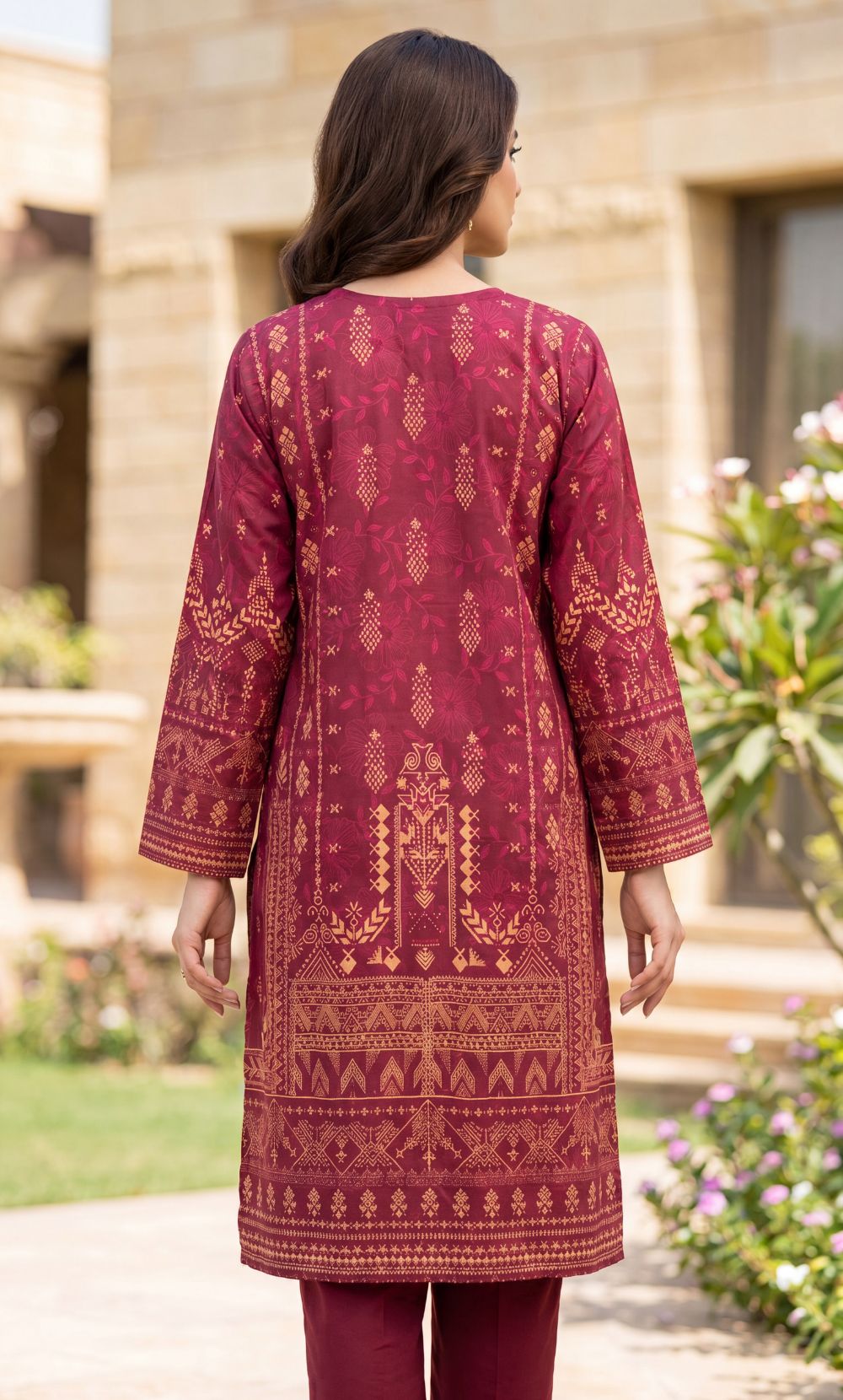 Merium's Exclusive -3 Piece Unstitched Lawn Suit