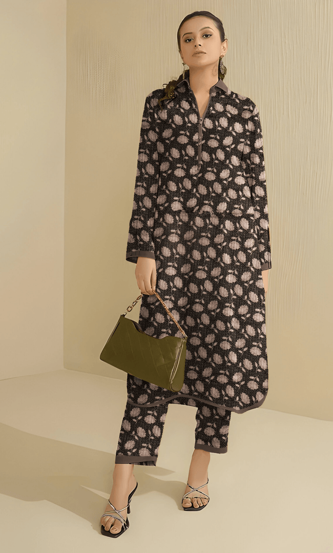 2PC Premium Linen Unstitched-DE V6 -11 Hover Image