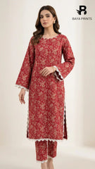 2PC Premium Linen  Unstitched -BA-V9-01