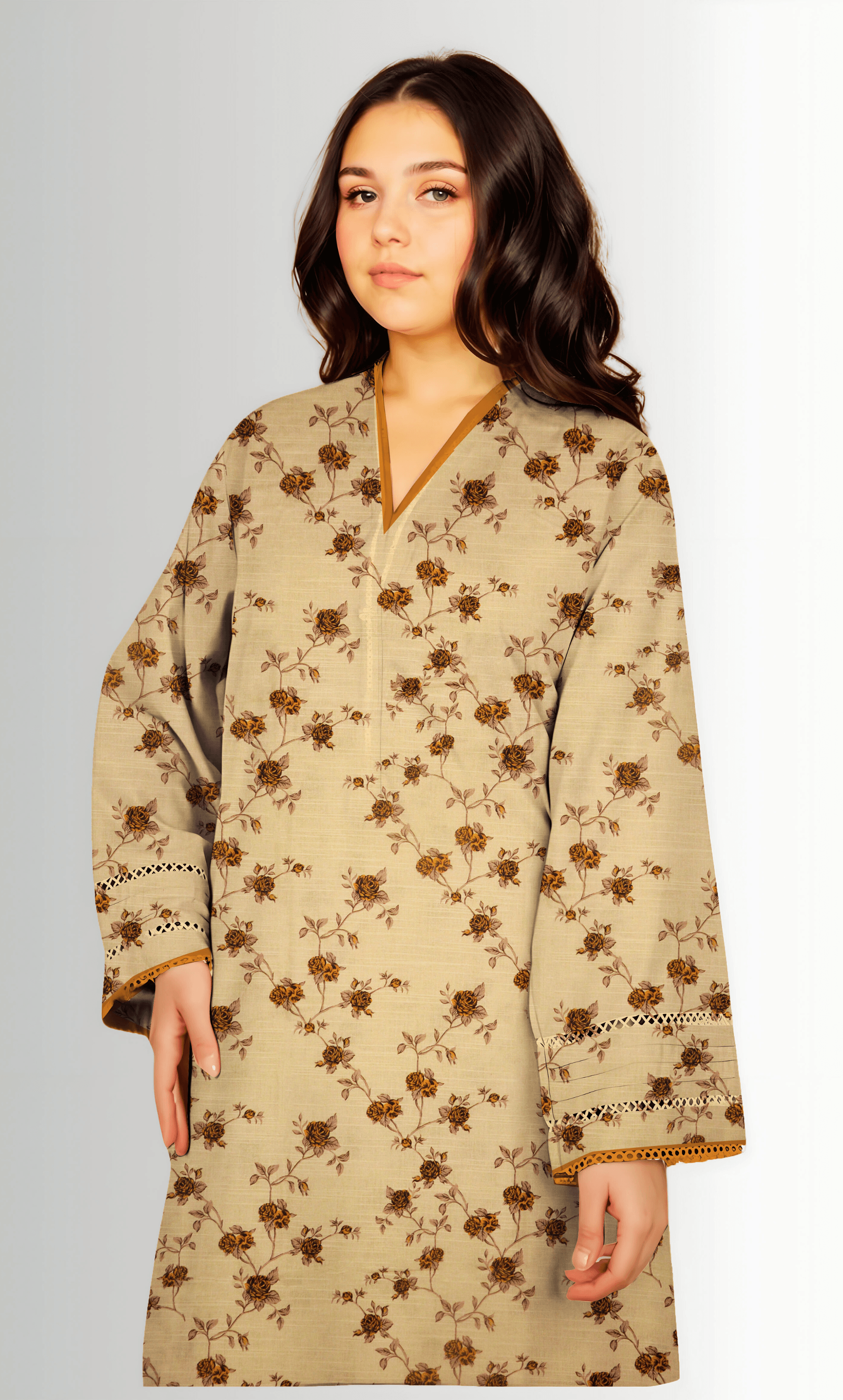 3PC Unstitched Khadar Suit  BA-K-V11-24 A -3