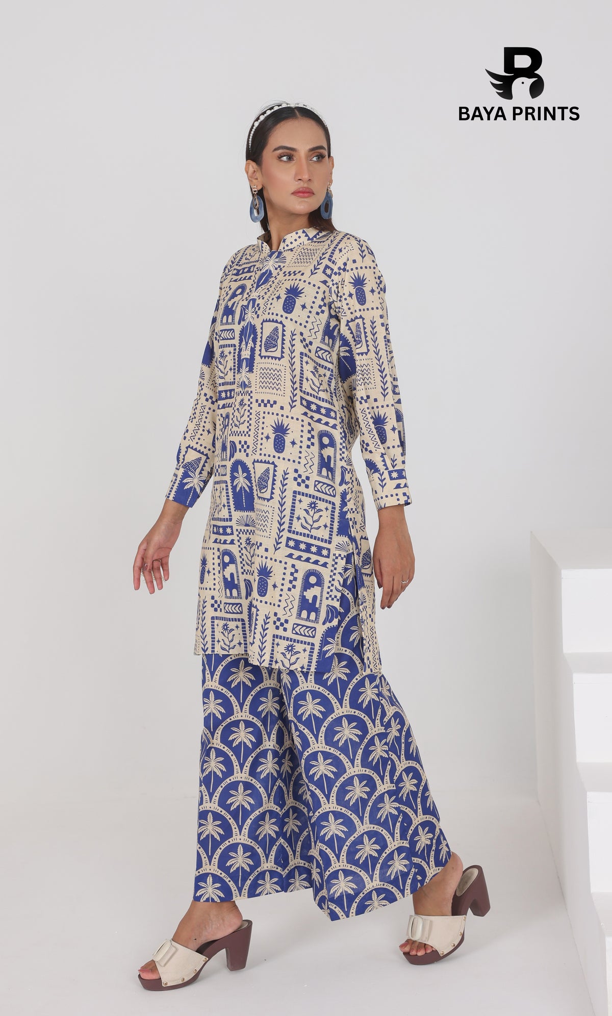 2 Piece Baya Co-Ord Set (Stitched)