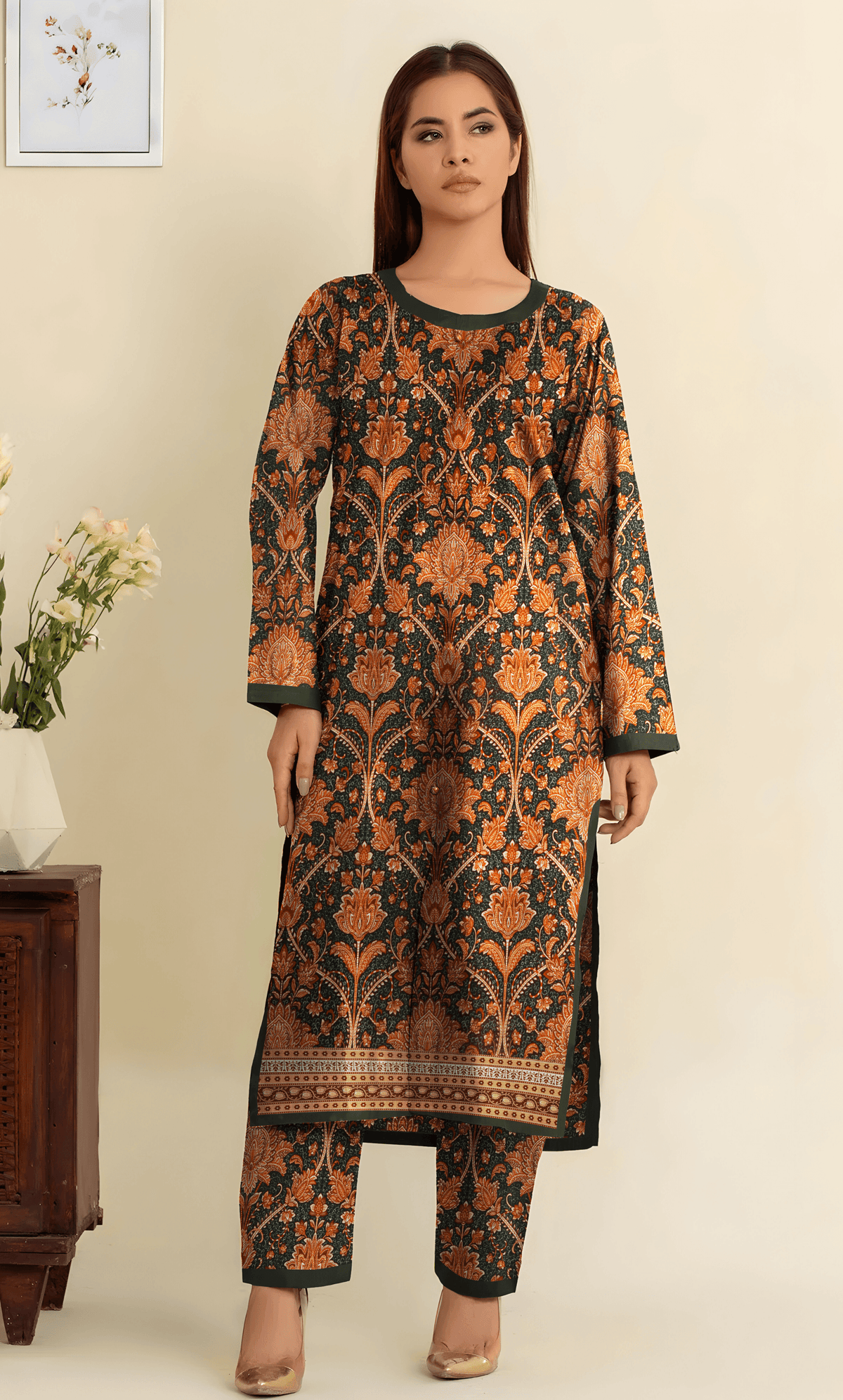 2PC Unstitched Khadar Suit  BA-K-V13 -08