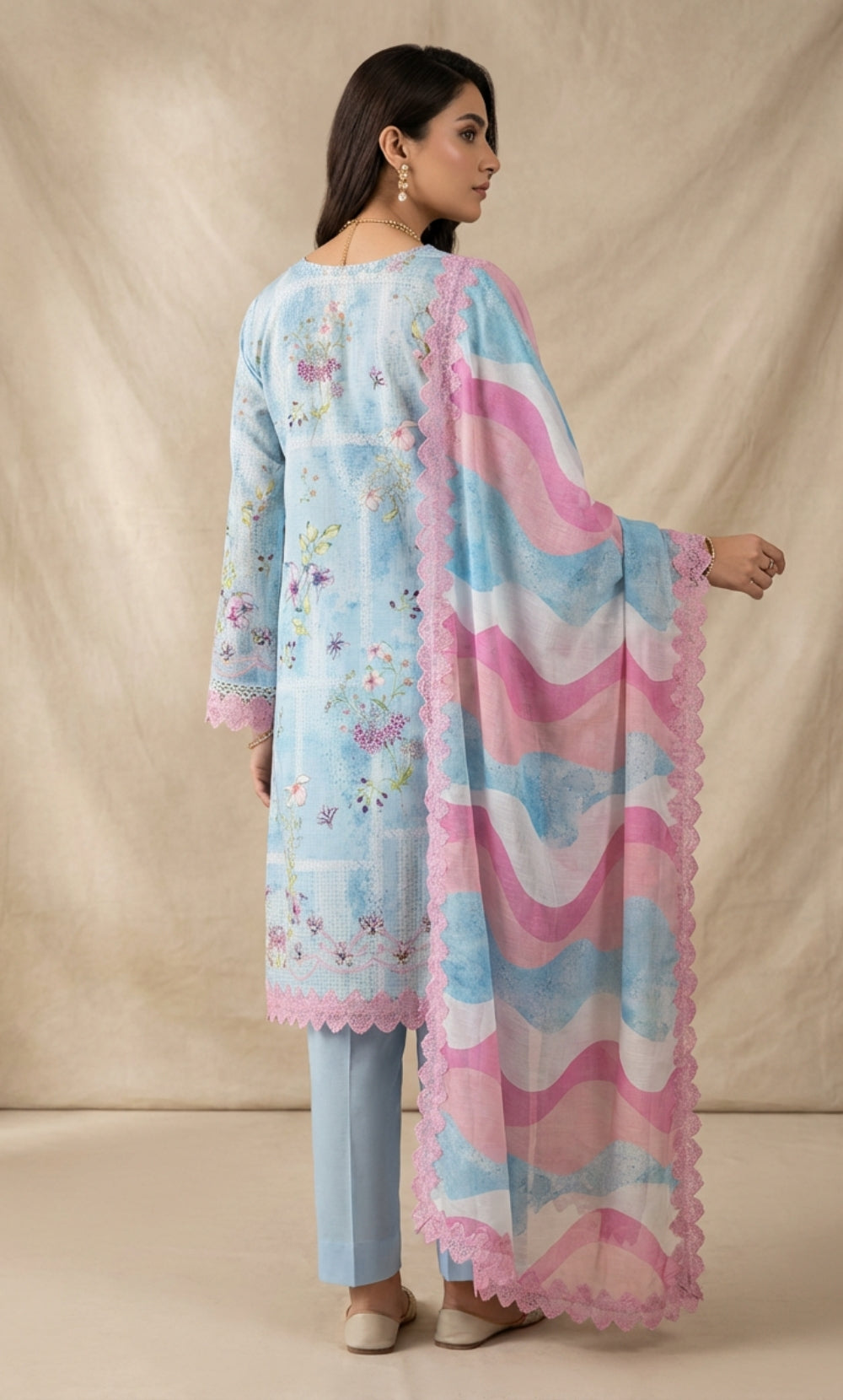 ZOE– 3PC Dobby Lawn Unstitched Suit-04