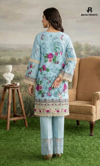 3PC Printed Lawn | Unstitched |  KHD