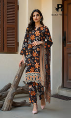 3PC Unstitched Khadar Suit  BA-K-V11-06