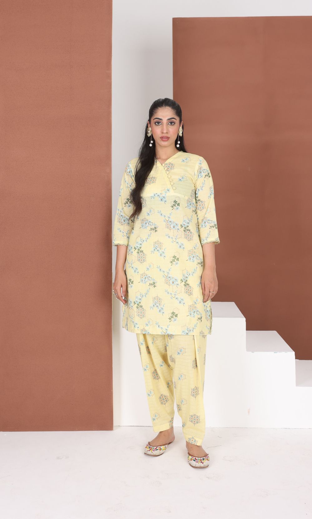 2 Piece Baya Co-Ord Set (Stitched)