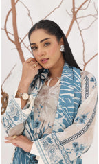3 Piece Printed Unstitched Lawn Suit | ET-02