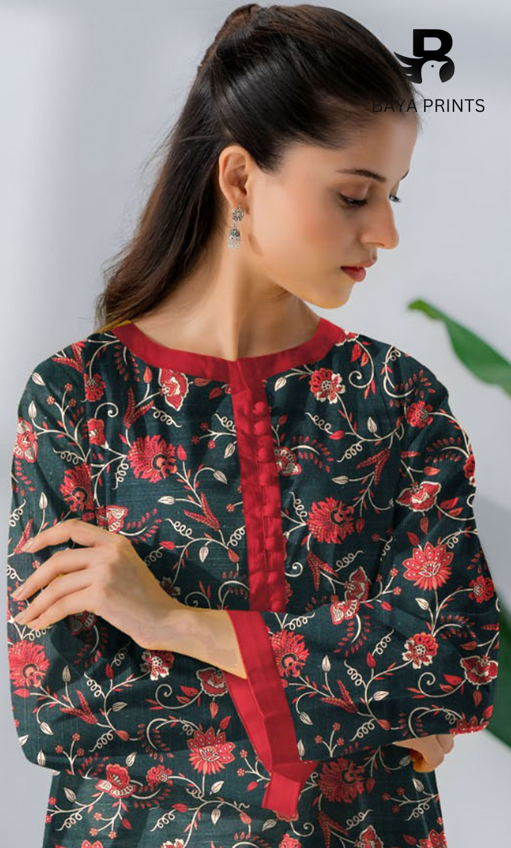 2PC Unstitched Khadar Suit  BA-K-V13