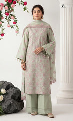3PC Premium Embroidered Karandi | Unstitched | Nazakat - 06