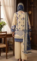 3 Piece Unstitched Lawn Suit -V-20-B-06