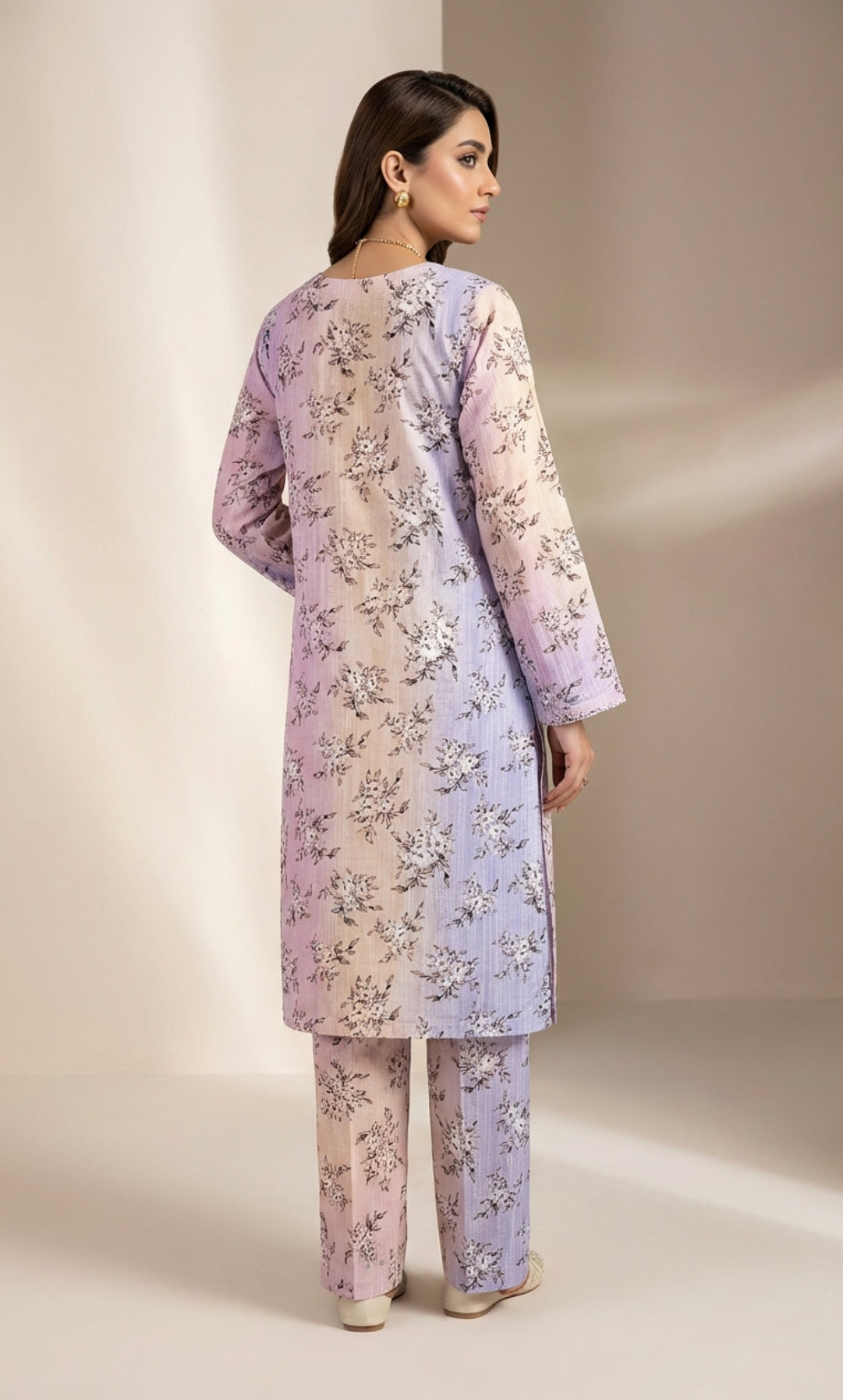Vireza 3 Piece Unstitched Floral Embroidered Lawn Suit-01