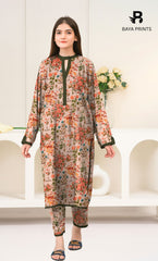 2PC Premium Linen Unstitched-DE V6 -014