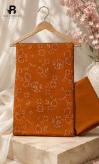 2PC Premium Embroidered Lawn |Unstitched | Breez