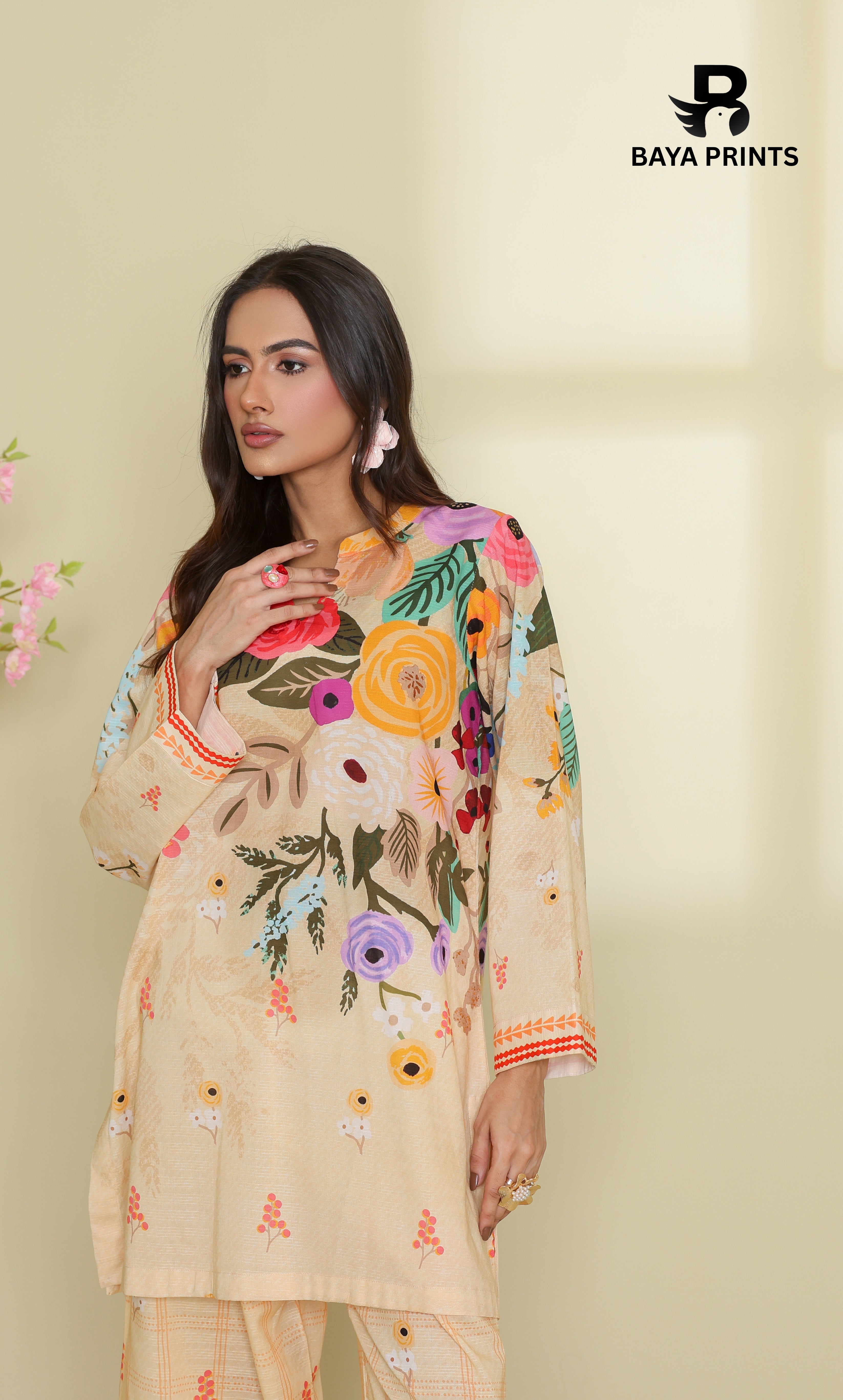 2 Piece Baya Co-Ord Set (Unstitched)