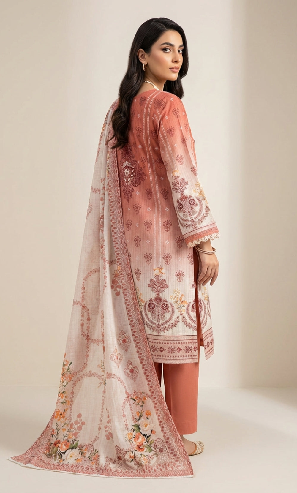 ZOE– 3PC Dobby Lawn Unstitched Suit-07