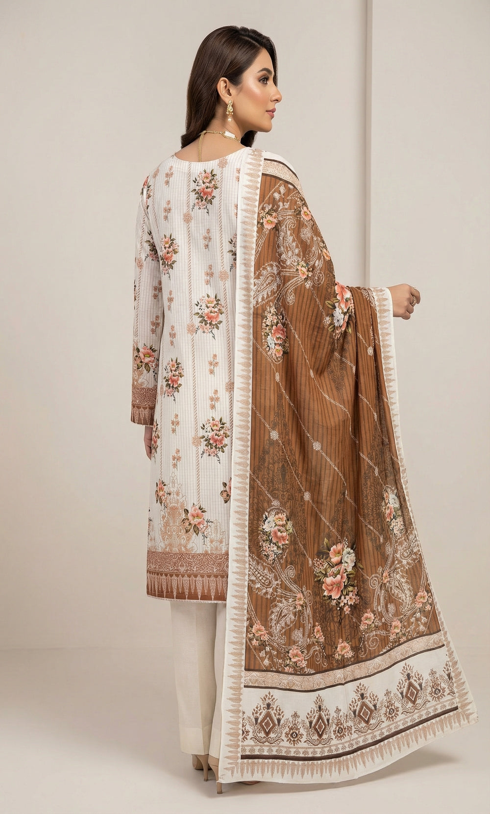 ZOE– 3PC Dobby Lawn Unstitched Suit-08