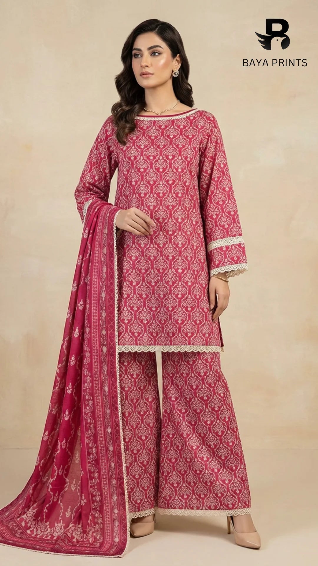 3PC Unstitched Khadar Suit  BA-K-V11-24 B-6