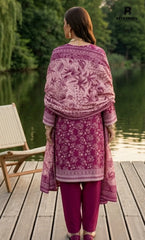 3PC Printed Lawn | Unstitched | BA-V25