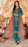 3PC Unstitched Printed Lawn Suit -DE-V7 -2